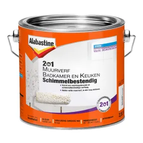 ALABASTINE 2IN1 MUURVERF BADKAMER EN KEUK