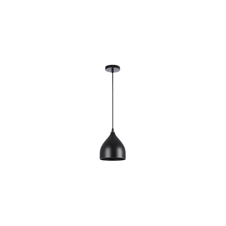 Hanglamp aan een koord COMO 1xE27/60W/230V diameter 17 cm zwart