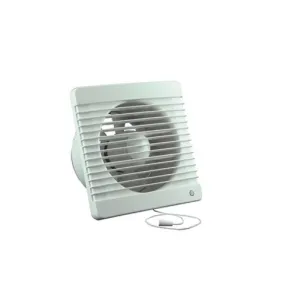 Nedco Badkamer/Toiletventilator Ø100mm - MVT125 - kunststof - wit
